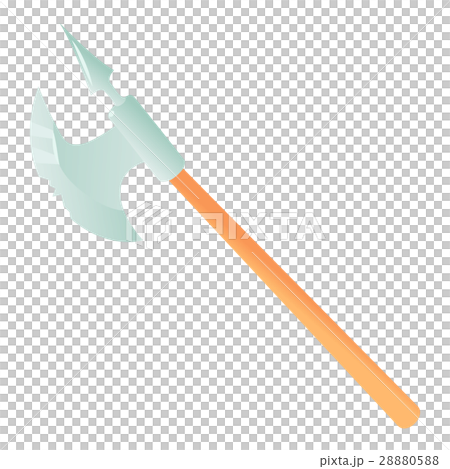 Poleax icon, cartoon style 28880588