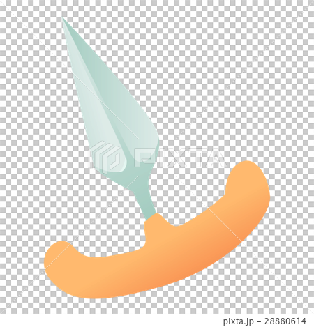 Sharp spear icon, cartoon style Sharp spear icon, cartoon style 28880614