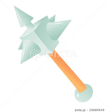 Mace icon, cartoon style 28880649