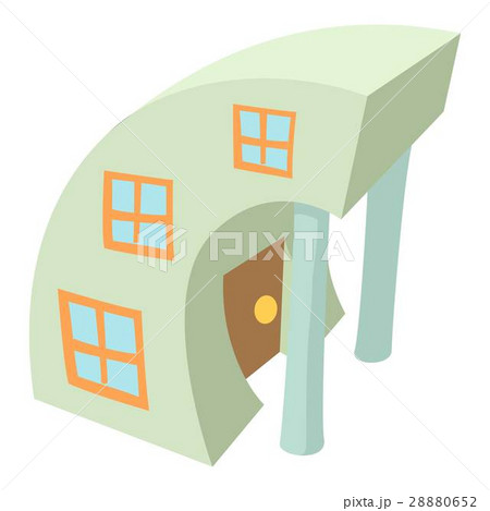 Big building icon, cartoon style Big building icon, cartoon style 28880652