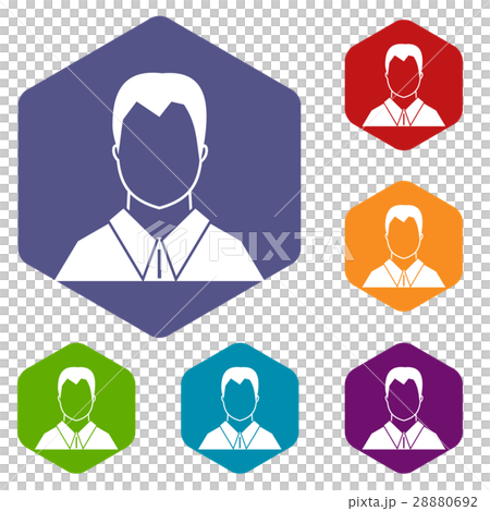 User icons set 28880692
