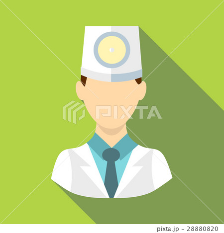 Doctor icon, flat style 28880820