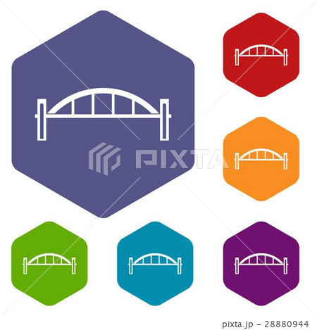 Bridge icons set 28880944