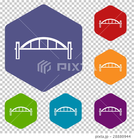 Bridge icons set 28880944