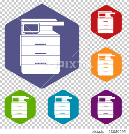 Multipurpose device icons set Multipurpose device icons set 28880995