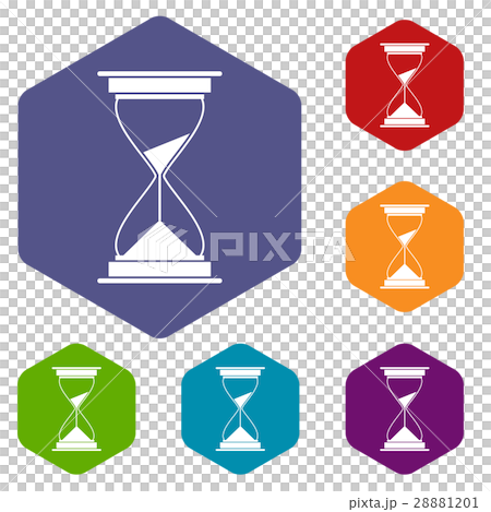 Watch icons set 28881201