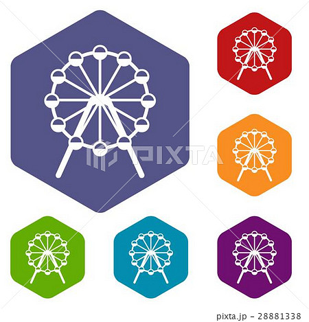 Singapore Flyer icons set Singapore Flyer icons set 28881338