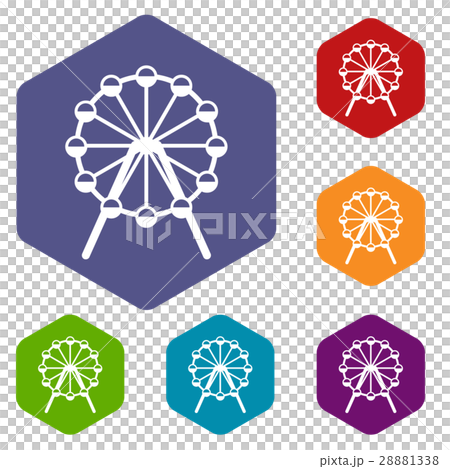 Singapore Flyer icons set Singapore Flyer icons set 28881338