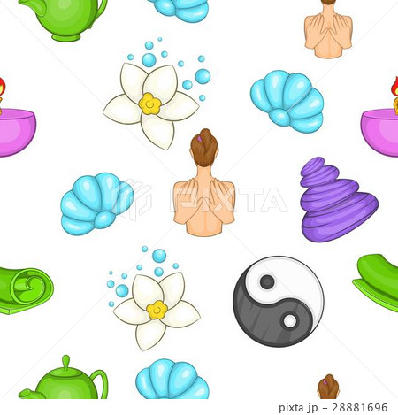 SPA pattern, cartoon style SPA pattern, cartoon style 28881696