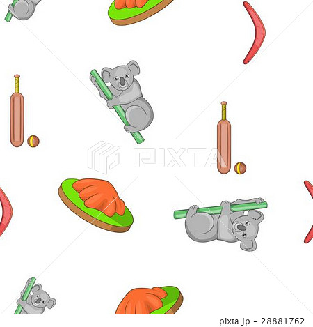 Australia travel pattern, cartoon style Australia travel pattern, cartoon style 28881762