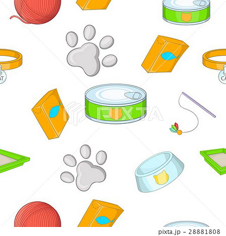 Cats pattern, cartoon style 28881808