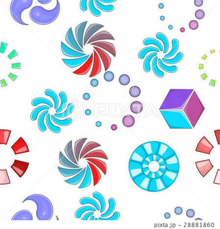 Sign download pattern, cartoon style 28881860
