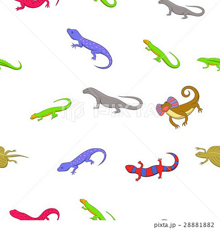 Lizard pattern, cartoon style 28881882