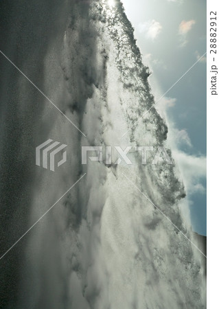 Waterfall sunlit detail 28882912