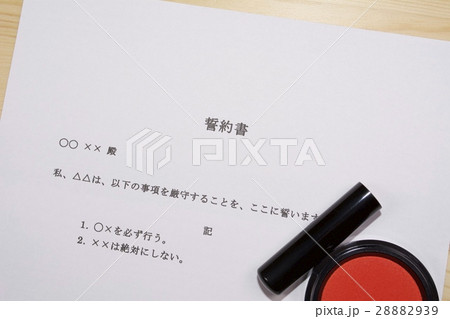 誓約書 28882939