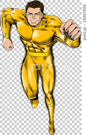 Amekomi Hero Yellow Stock Illustration 2876