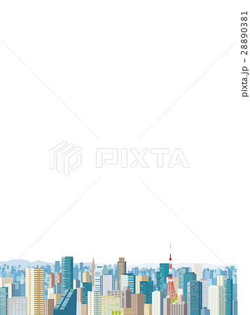 東京の町並み　イラスト 28890381