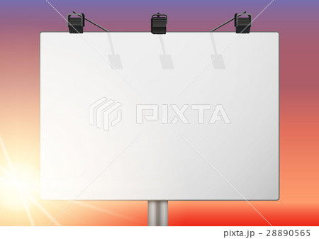 Closeup Empty mockup billboard Closeup Empty mockup billboard 28890565