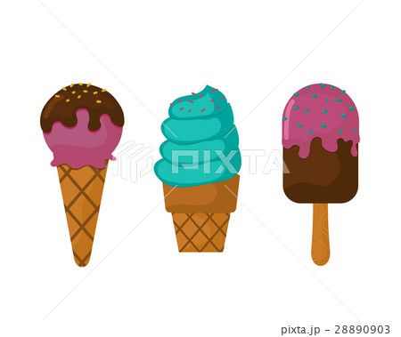 Chocolate vanilla ice cream cone soft delicious Chocolate vanilla ice cream cone soft delicious 28890903