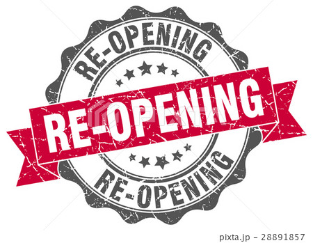 re-opening stamp. sign. seal 28891857
