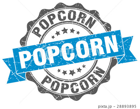 popcorn stamp. sign. seal 28893895