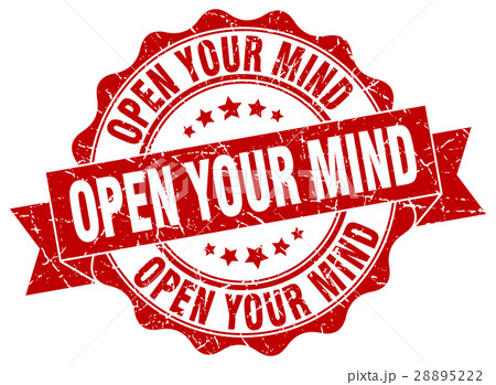 open your mind stamp. sign. seal 28895222