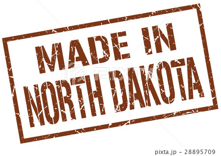 made in North Dakota stamp 28895709