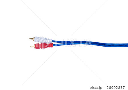 two audio plug isolated on white two audio plug isolated on white 28902837