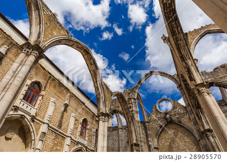 Ruins of the destroyed Carmo Church - Lisbon  28905570
