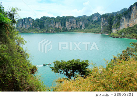 Beautiful beach, Railay in Thailand Beautiful beach, Railay in Thailand 28905801