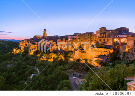 Pitigliano medieval town in Tuscany Italy Pitigliano medieval town in Tuscany Italy 28906397