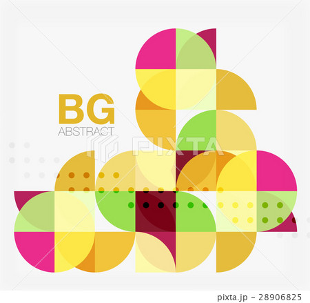 Colorful circle elements 28906825