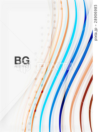 Vector color stripes, wave lines modern geometric Vector color stripes, wave lines modern geometric 28906985