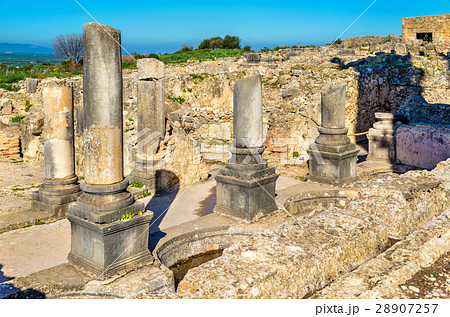 Ruins of Volubilis, a Berber and Roman city in Ruins of Volubilis, a Berber and Roman city in 28907257