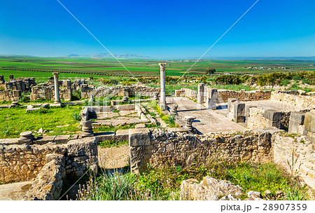 Ruins of Volubilis, a Berber and Roman city in 28907359