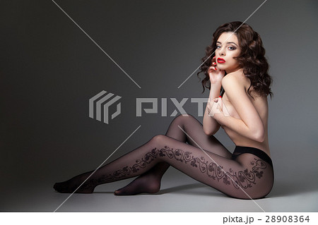 Topless female wearing tights 28908364