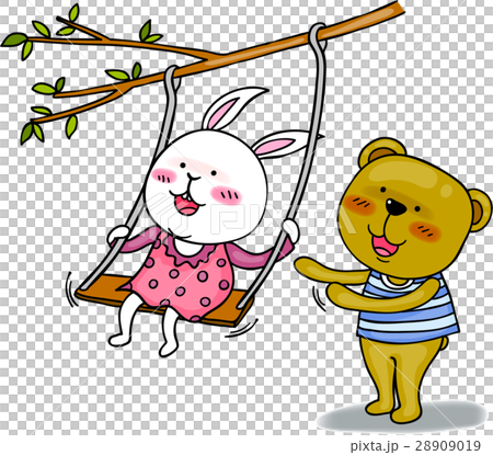 可愛い動物 仲間のイラスト素材 9019