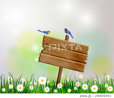advertisement wooden board on a loan 28909491