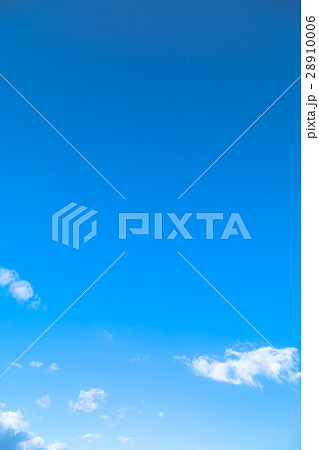 空　雲　青い空　白い雲　合成用背景素材　写真素材 28910006