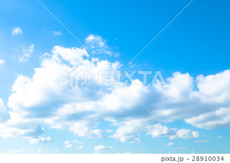 空 雲 青い空 白い雲 合成用背景素材 写真素材の写真素材