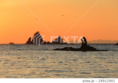 大田子海岸の夕陽 28912901