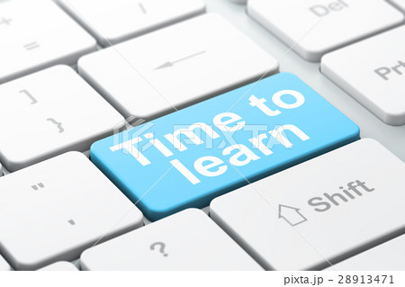 Time concept: Time to Learn on computer keyboard 28913471