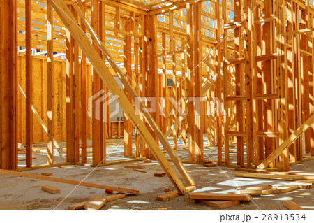 Framed building or residential home with basic Framed building or residential home with basic 28913534
