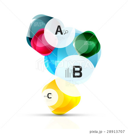 Vector glossy square elements Vector glossy square elements 28913707
