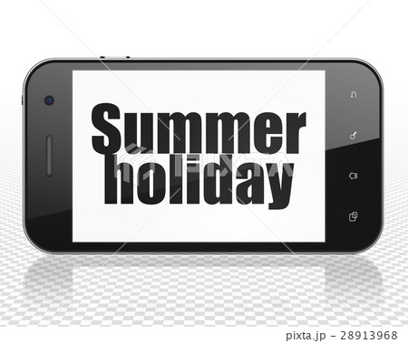 Tourism concept: Smartphone with Summer Holiday on 28913968