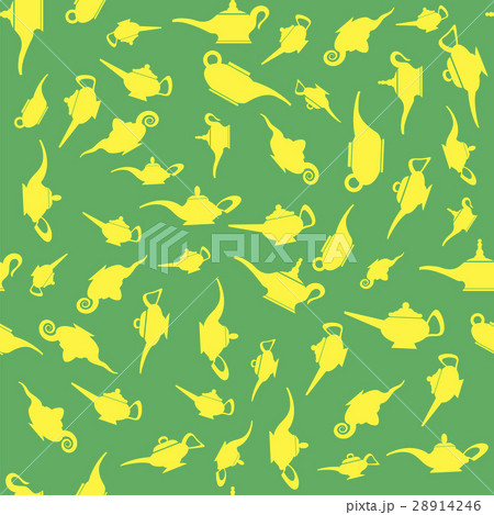 Asian Lamp Silhouettes Seamless Pattern Asian Lamp Silhouettes Seamless Pattern 28914246