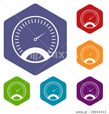 Speedometer icons set 28916333