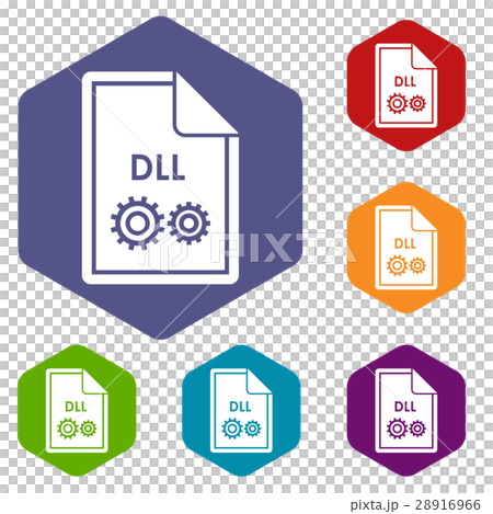 File DLL icons set 28916966