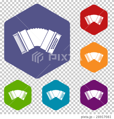 Accordion icons set 28917081