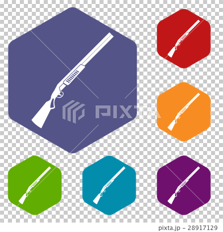 Gun icons set 28917129
